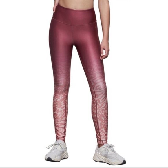 Good American Wild Hibiscus leggings ombre animal print cheetah active new 1 S - Picture 1 of 7